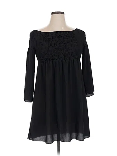 Pre-owned Boohoo Casual Dress In Black