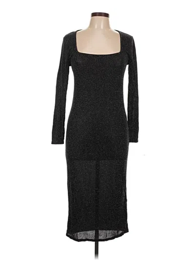 Pre-owned Boohoo Casual Dress In Black