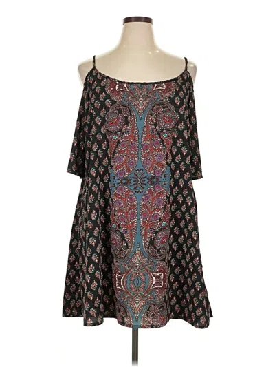 Pre-owned Boohoo Casual Dress In Black