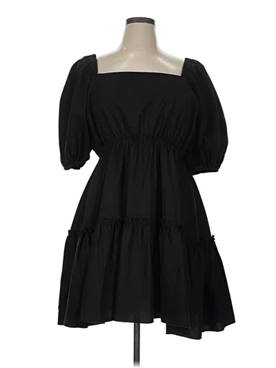 Pre-owned Boohoo Casual Dress In Black