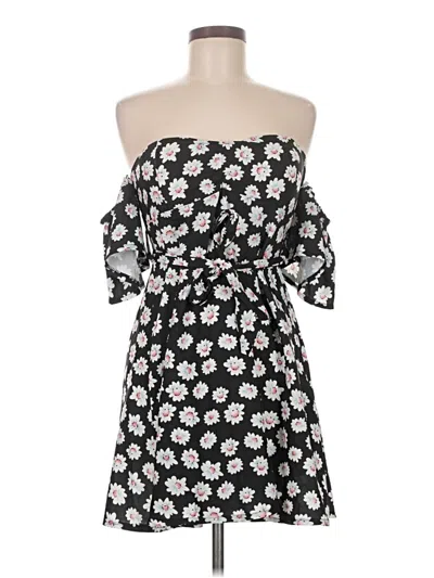 Pre-owned Boohoo Casual Dress In Black