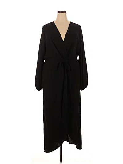 Pre-owned Boohoo Casual Dress In Black