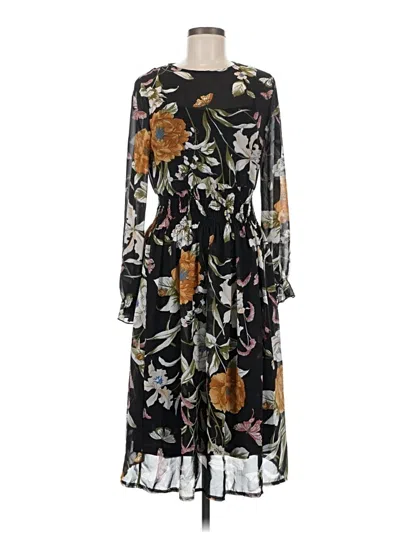 Pre-owned Boohoo Casual Dress In Black