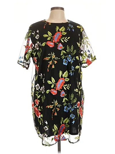 Pre-owned Boohoo Casual Dress In Black