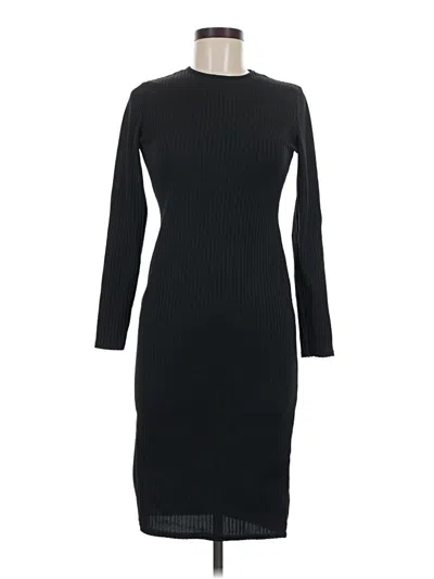Pre-owned Boohoo Casual Dress In Black