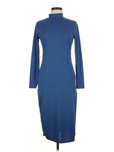 Pre-owned Boohoo Casual Dress In Blue