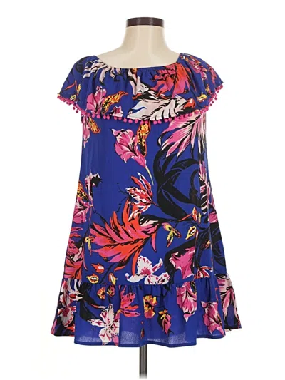 Pre-owned Boohoo Casual Dress In Blue