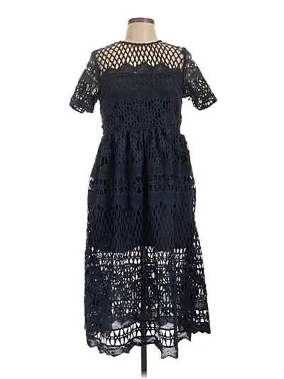 Pre-owned Boohoo Casual Dress In Blue