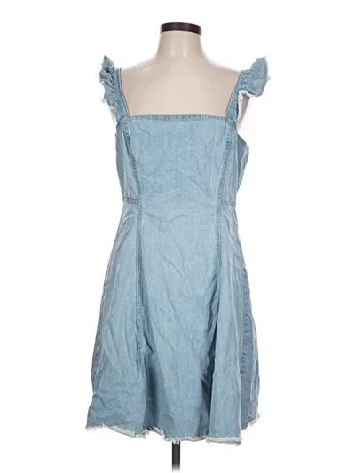 Pre-owned Boohoo Casual Dress In Blue