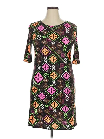 Pre-owned Boohoo Casual Dress In Brown