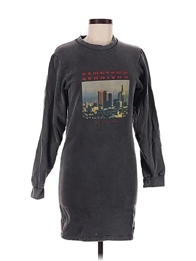 Pre-owned Boohoo Casual Dress In Gray