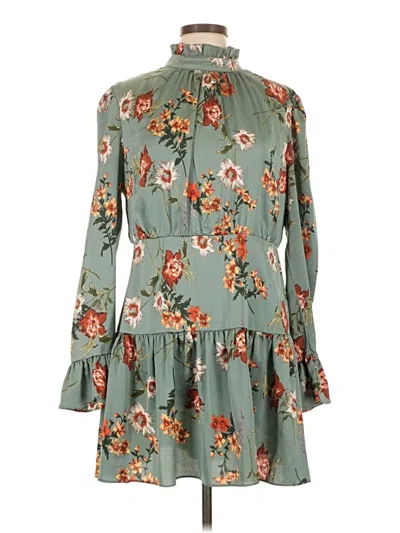 Pre-owned Boohoo Casual Dress In Green