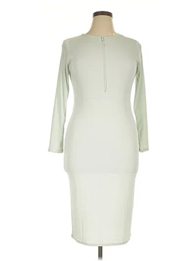 Pre-owned Boohoo Casual Dress In Green