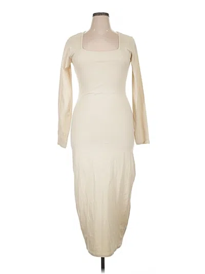 Pre-owned Boohoo Casual Dress In Ivory