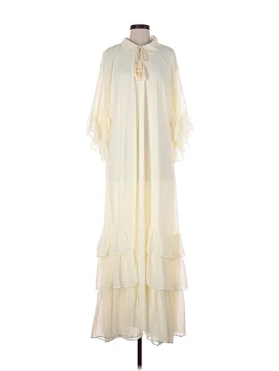 Pre-owned Boohoo Casual Dress In Ivory