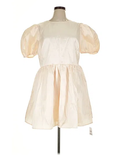 Boohoo Casual Dress In Ivory