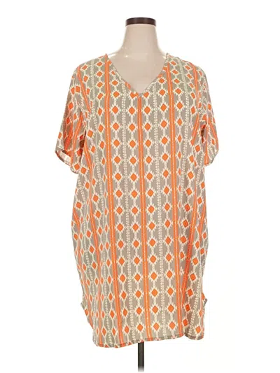 Pre-owned Boohoo Casual Dress In Orange