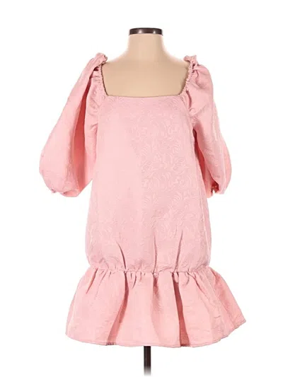 Pre-owned Boohoo Casual Dress In Pink