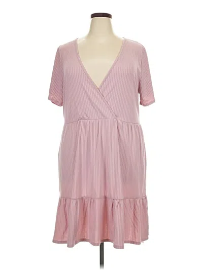 Boohoo Casual Dress In Pink