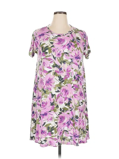 Pre-owned Boohoo Casual Dress In Purple