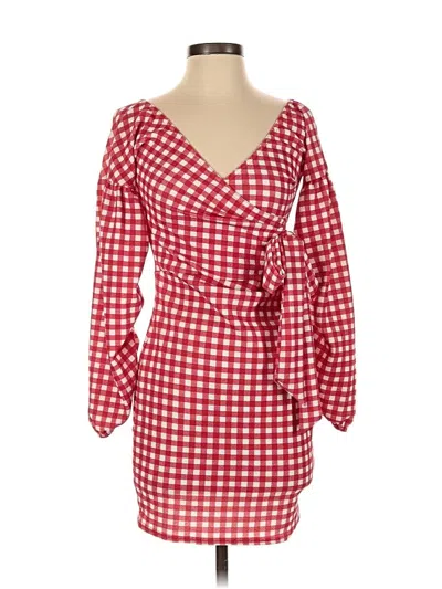 Pre-owned Boohoo Casual Dress In Red