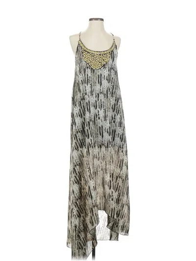 Pre-owned Boohoo Casual Dress In Silver