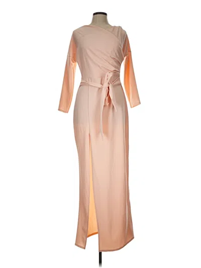 Pre-owned Boohoo Casual Dress In Tan