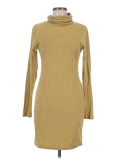 Pre-owned Boohoo Casual Dress In Tan