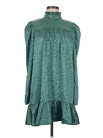Pre-owned Boohoo Casual Dress In Teal