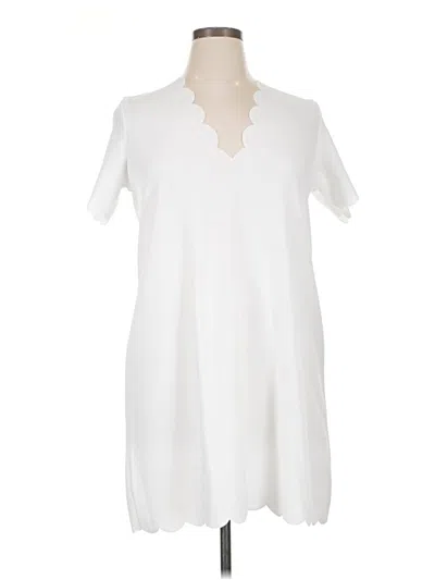 Pre-owned Boohoo Casual Dress In White