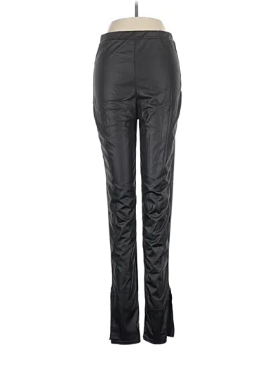 Pre-owned Boohoo Casual Pants In Black