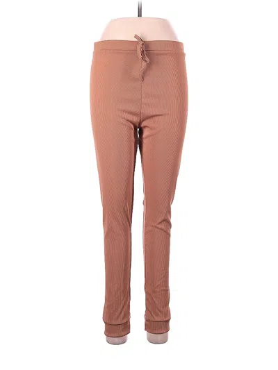 Pre-owned Boohoo Casual Pants In Brown