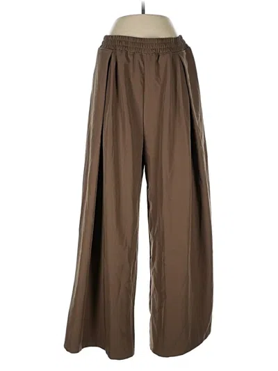 Pre-owned Boohoo Casual Pants In Brown