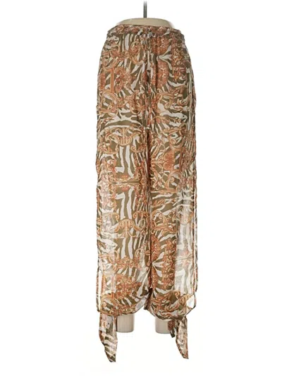 Pre-owned Boohoo Casual Pants In Gold