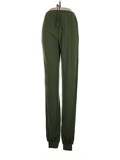 Pre-owned Boohoo Casual Pants In Green