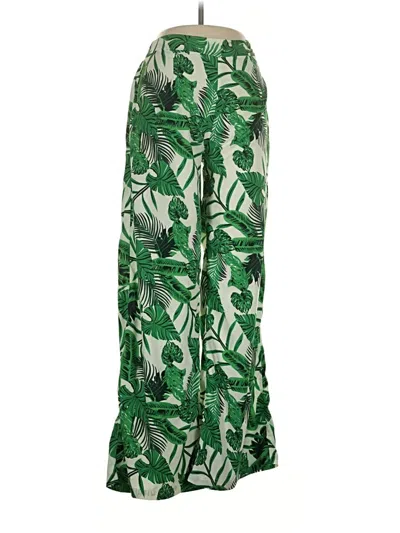 Pre-owned Boohoo Casual Pants In Green