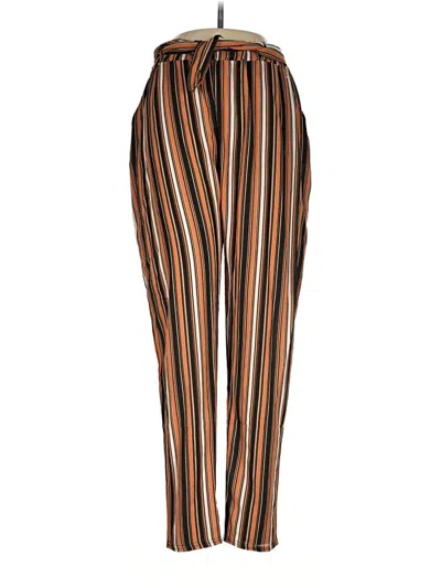 Pre-owned Boohoo Casual Pants In Orange