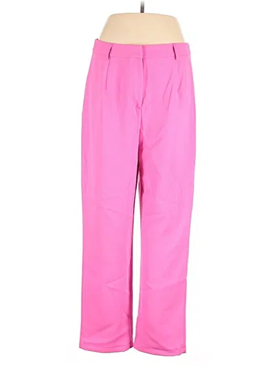 Pre-owned Boohoo Casual Pants In Pink