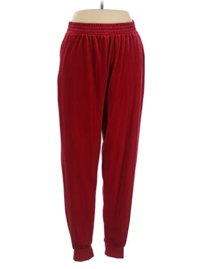 Pre-owned Boohoo Casual Pants In Red