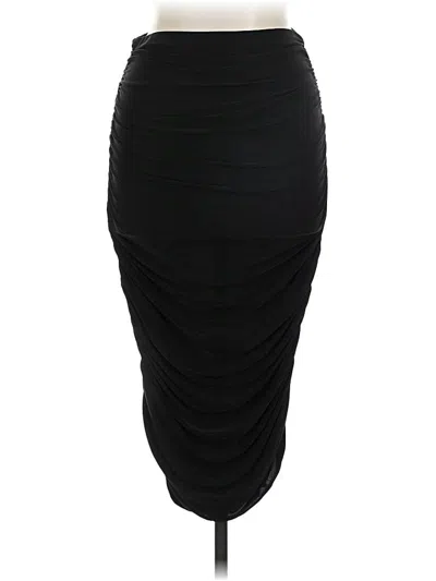 Pre-owned Boohoo Casual Skirt In Black