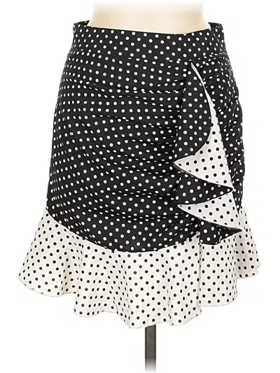 Pre-owned Boohoo Casual Skirt In Black