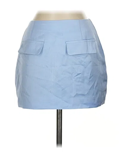 Pre-owned Boohoo Casual Skirt In Blue