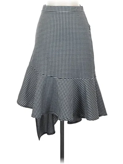 Pre-owned Boohoo Casual Skirt In Gray