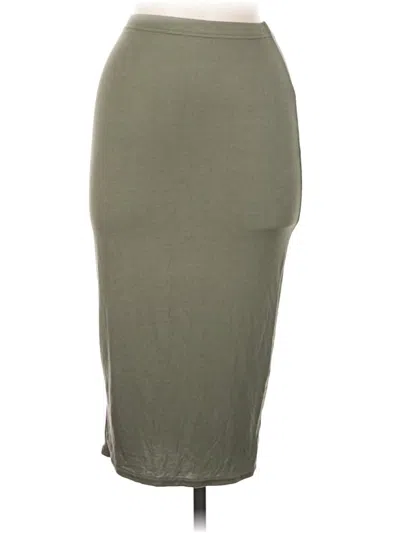 Boohoo Casual Skirt In Green