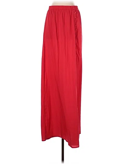 Pre-owned Boohoo Casual Skirt In Red