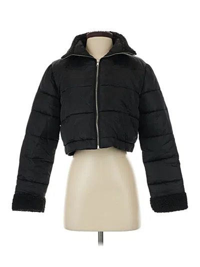 Pre-owned Boohoo Coat In Black