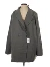 Boohoo Coat In Gray