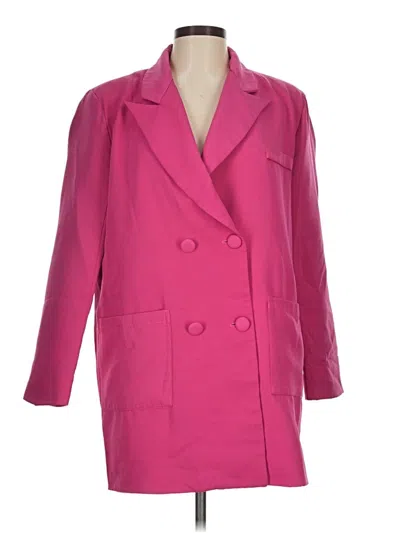 Pre-owned Boohoo Coat In Pink
