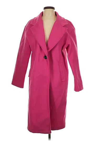 Pre-owned Boohoo Coat In Pink