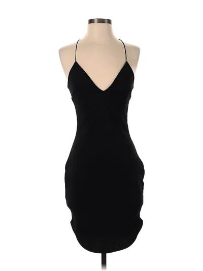 Pre-owned Boohoo Cocktail Dress In Black